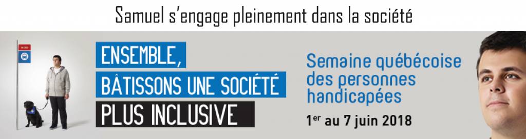Semaine québécoise des personnes handicapées du 1 au 7 juin 2018