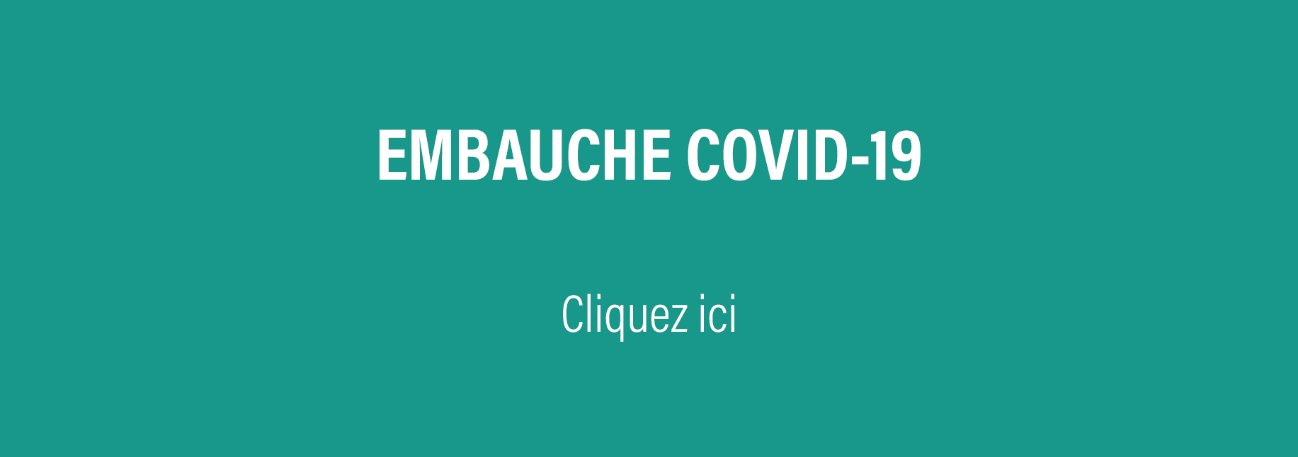Embauche COVID-19